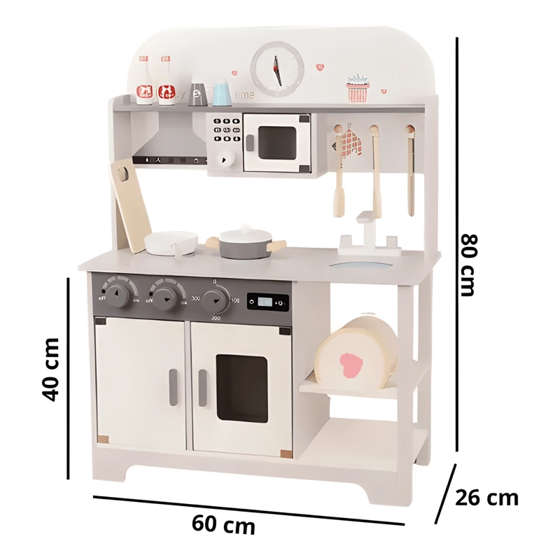 JUEGO SET DE COCINA CON UTENSILIOS DE MADERA - 1