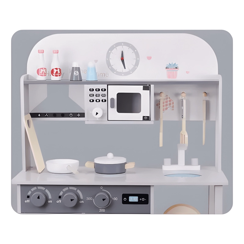 JUEGO SET DE COCINA CON UTENSILIOS DE MADERA - 4