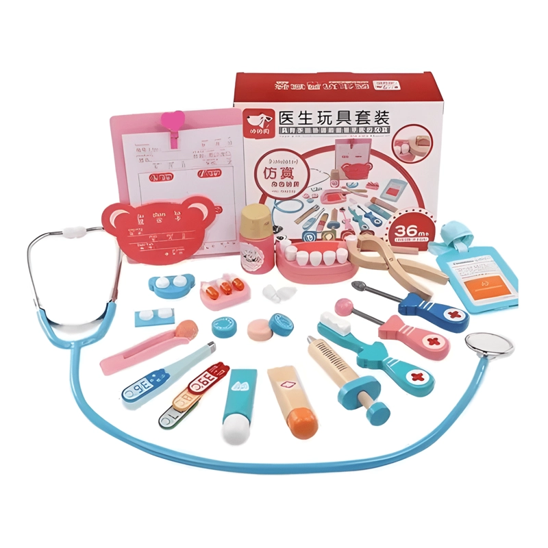 JUGUETE DIDACTICO KIT ME DICO DENTISTA MADERA NIÑOS #1 - 3