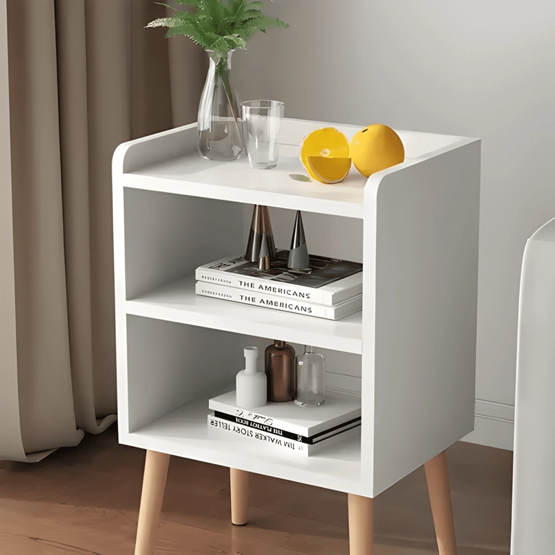 VELADOR GAV 2 ESTANTES MELAMINA MINIMALISTA 37X30X48CM - 3