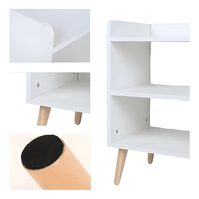 VELADOR GAV 2 ESTANTES MELAMINA MINIMALISTA 37X30X48CM - 4