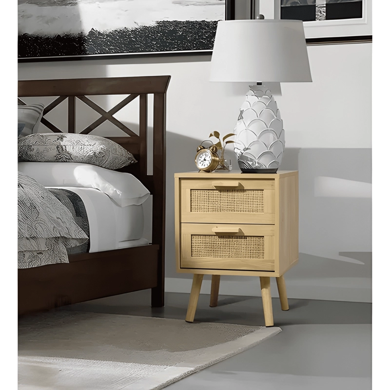 VELADOR EAMES MESH DOBLE RATAN PRATO - 1