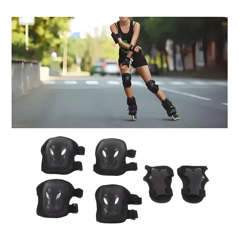 SET RODILLERA CODERA Y MUÑEQUERA PROTECTORES BICI PATINES - 1