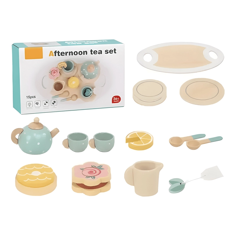 JUEGO DE TE  PARA NIÑOS JUGUETE DIDACTICO DE ROLES - 1