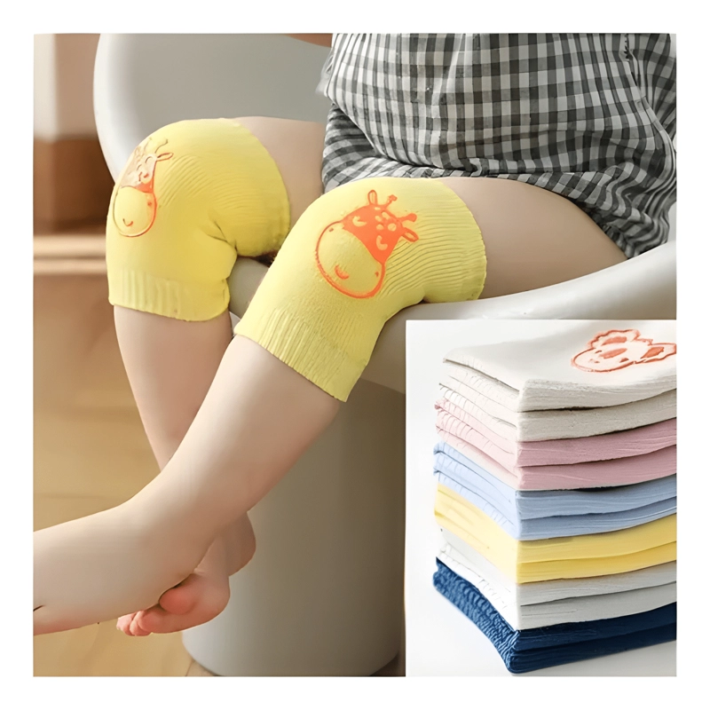 6 PARES RODILLERAS DE GATEO ANTIDESLIZANTES PARA BEBE S - 3
