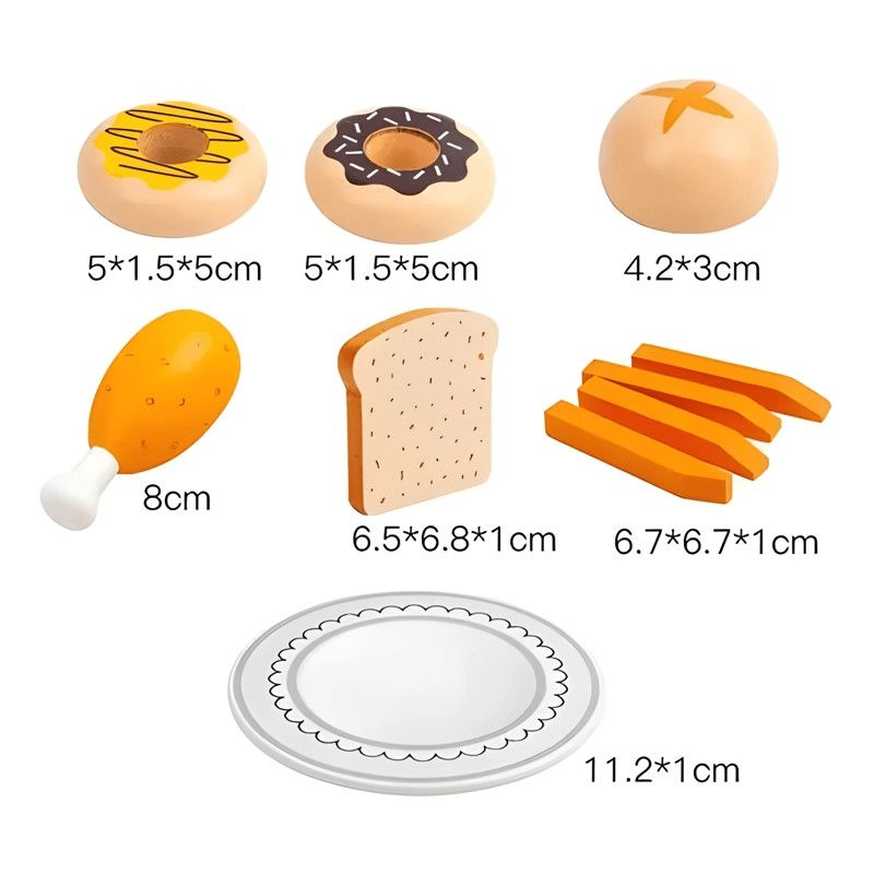 JUEGO MONTESSORI MICROONDAS DE MADERA PARA NIÑOS - 3