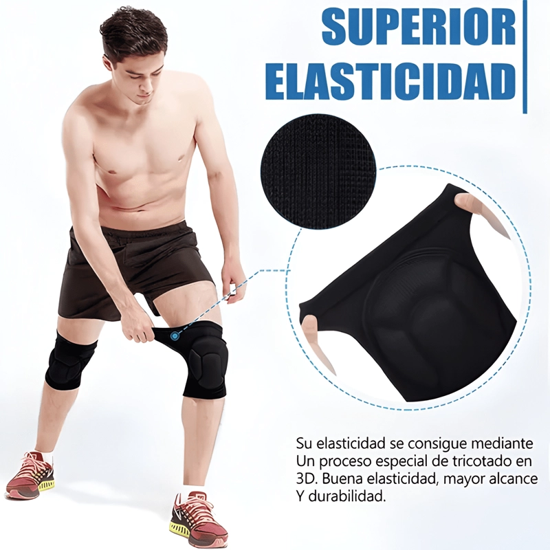 PAR RODILLERAS ELASTICAS CON ALMOHADILLAS DE ESPUMA #2 - 1