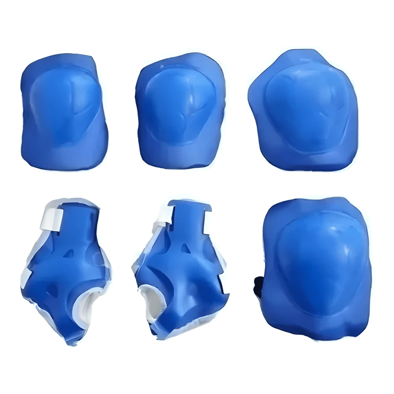 KIT PROTECCION INFANTIL RAD7 YOUYI CASCO RODILLERAS AZUL - 2