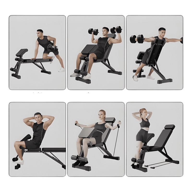 BANCA YEPS FITNESS YEP1031 CON 4 POSICIONES - 4