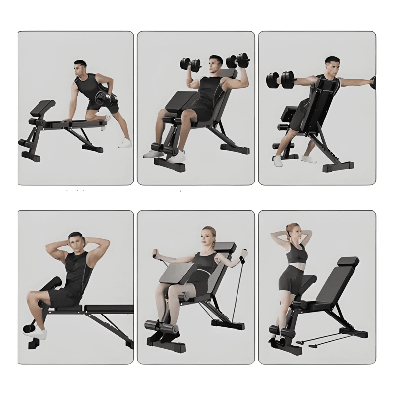 PRESS BANCA RECLINABLE MULTIUSO AJUSTABLE 120-150 KG - 3