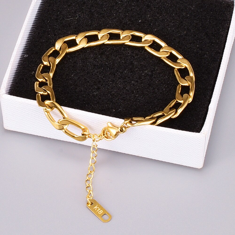 PULSERA MUJER AJUSTABLE CADENAS ORO 18KT - 2