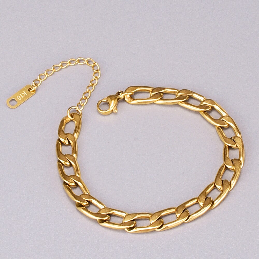 PULSERA MUJER AJUSTABLE CADENAS ORO 18KT - 3