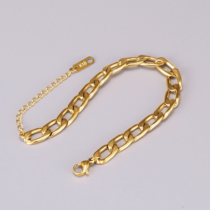 PULSERA MUJER AJUSTABLE CADENAS ORO 18KT - 4