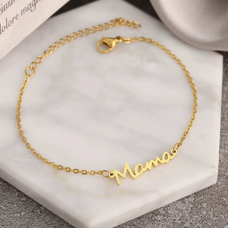 PULSERA EXCLUSIVA MAMA BAÑO ORO 18KT - 3