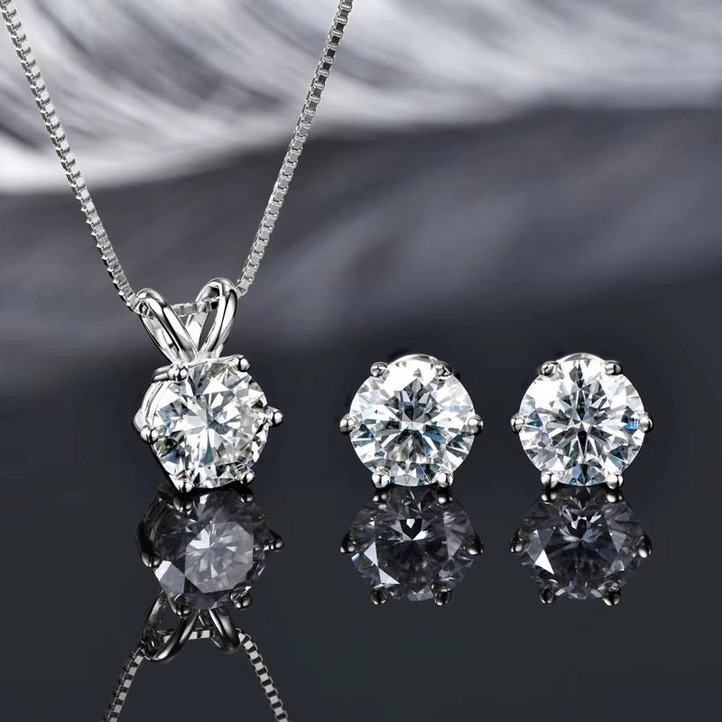 COLLAR Y PENDIENTES CONJUNTO DIAMANTES CERTIFICADOS - 5