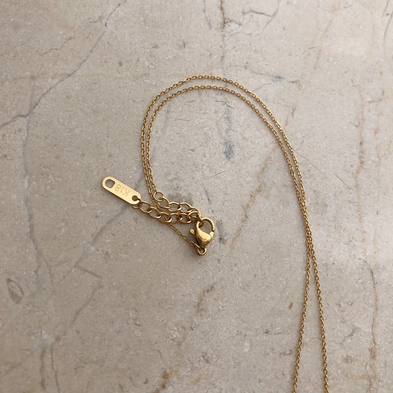 COLLAR MEDALLA CORAZON ORO 18KT DIAMANTES -1003OJR - 4