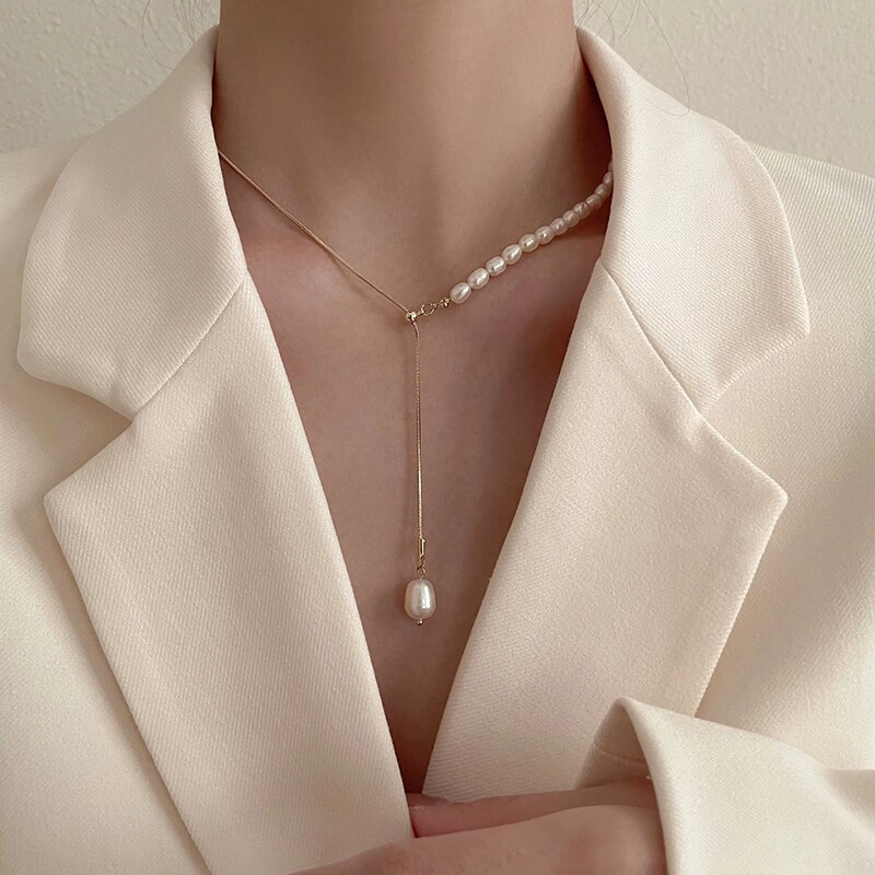 OFERTA! COLLAR PERLAS DE AGUA DULCE AUTENTICAS ORO 18KTJR - 4