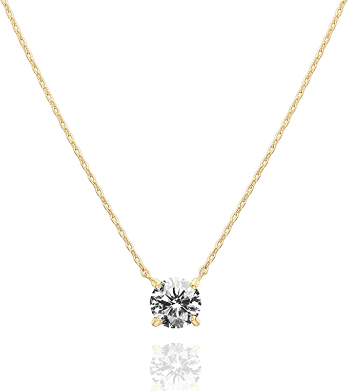 COLLAR ORO 18KT DIAMANTE 5MM CERTIFICADO AUTENTICIDADJR - 2