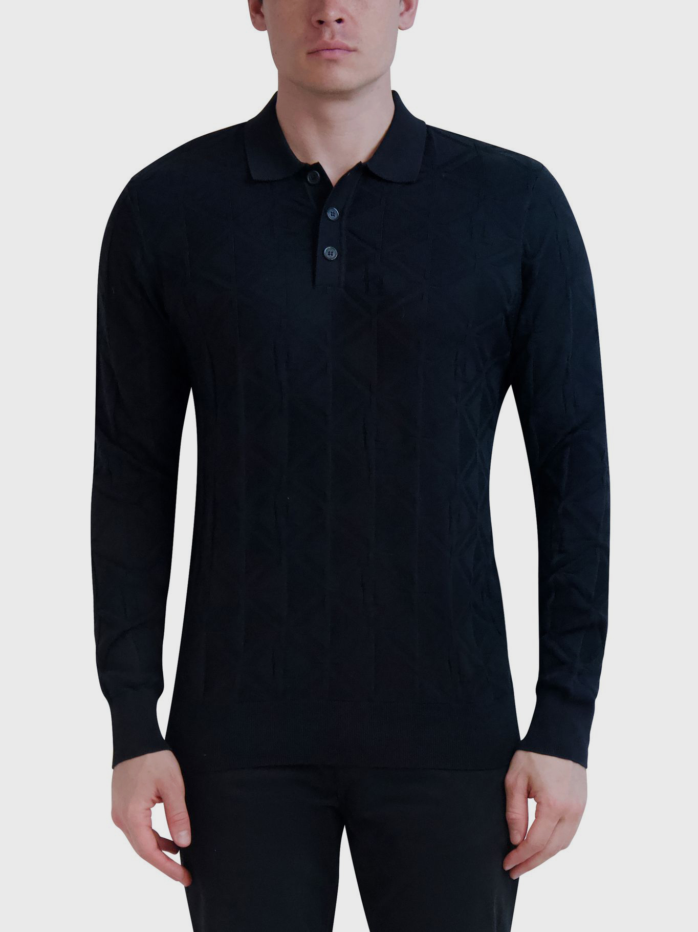 SWEATER TIPO POLO - 1