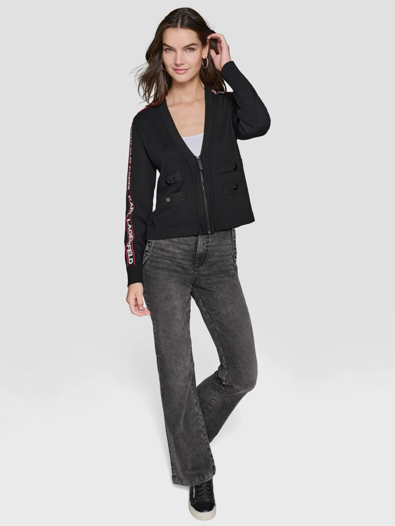 SWEATER CARDIGAN CORTO CON CREMALLERA - 2