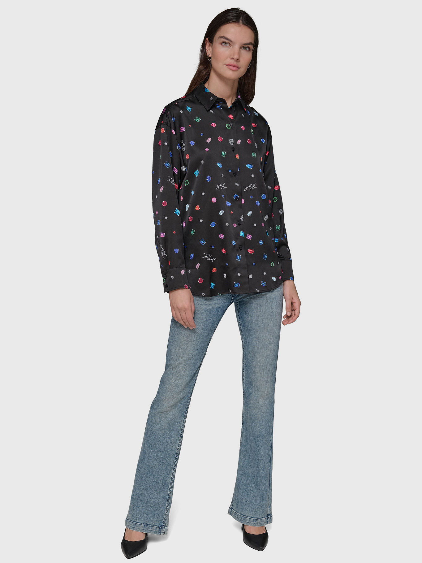 BLUSA ESTAMPADA DE MANGA LARGA - 2