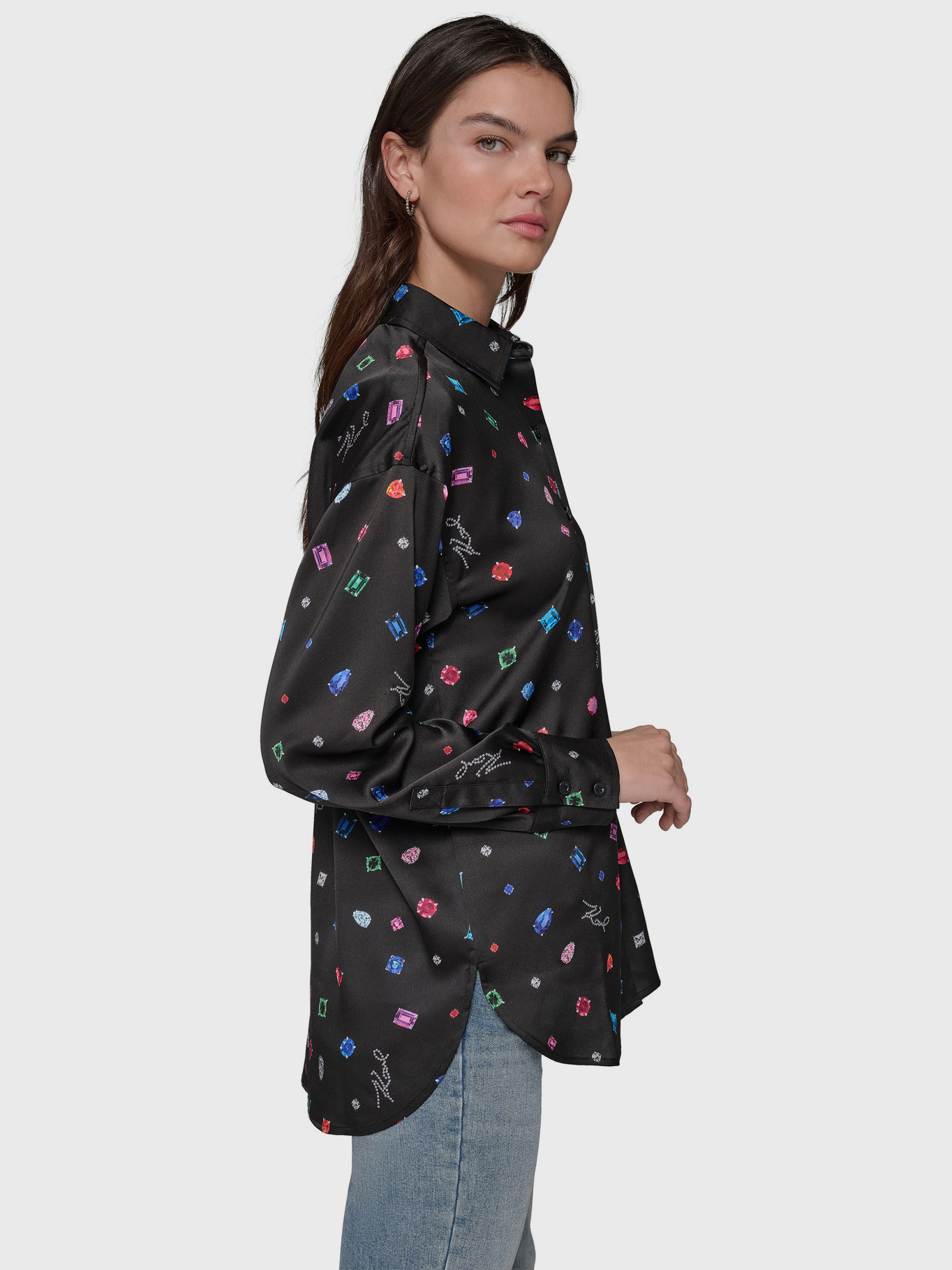 BLUSA ESTAMPADA DE MANGA LARGA - 4