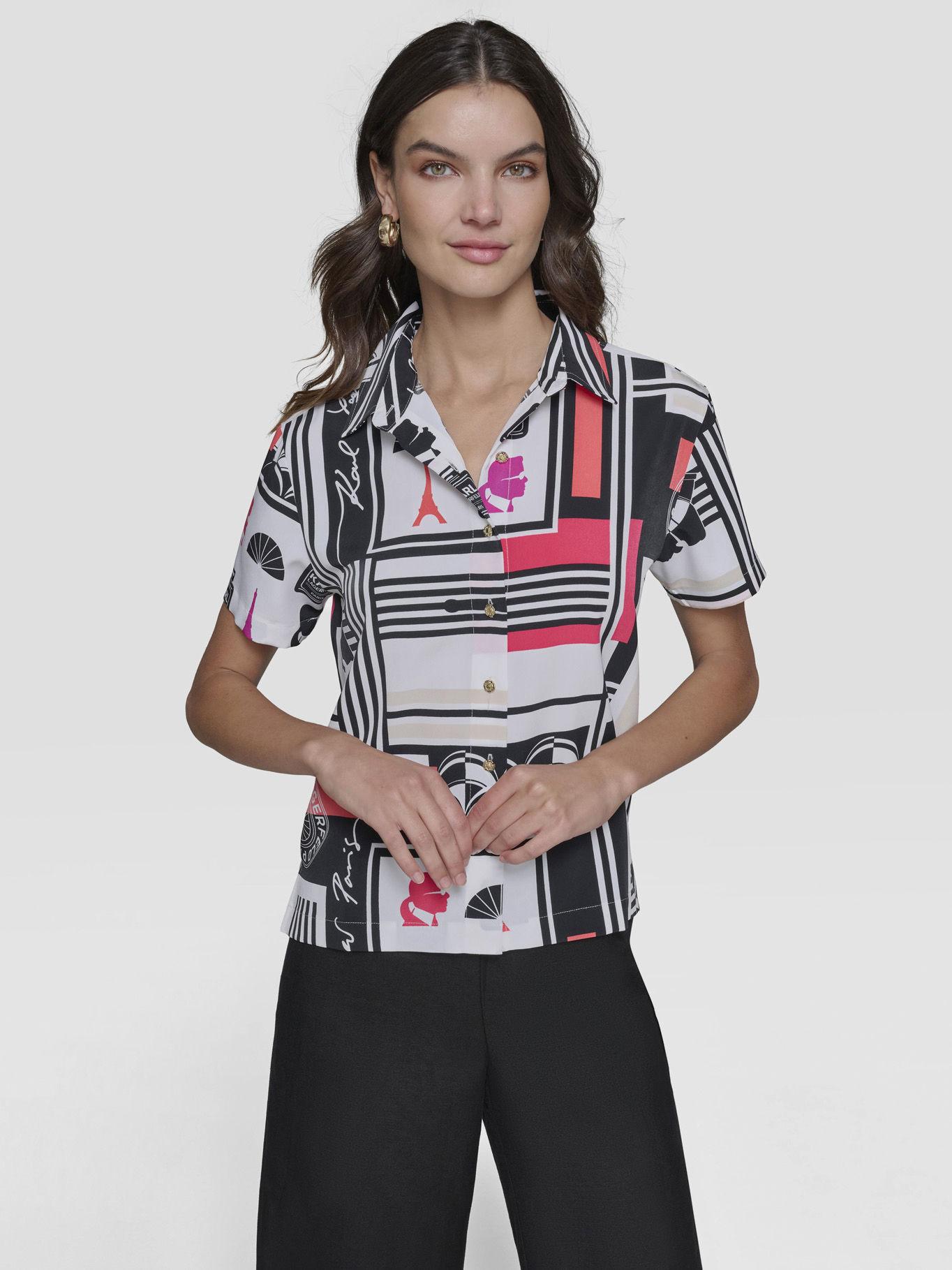 CAMISA CON ESTAMPADO - 1