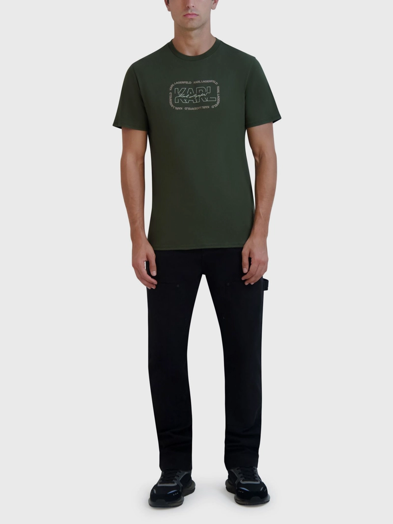 POLERA CON LOGO CUADRADO DELINEADO - 2