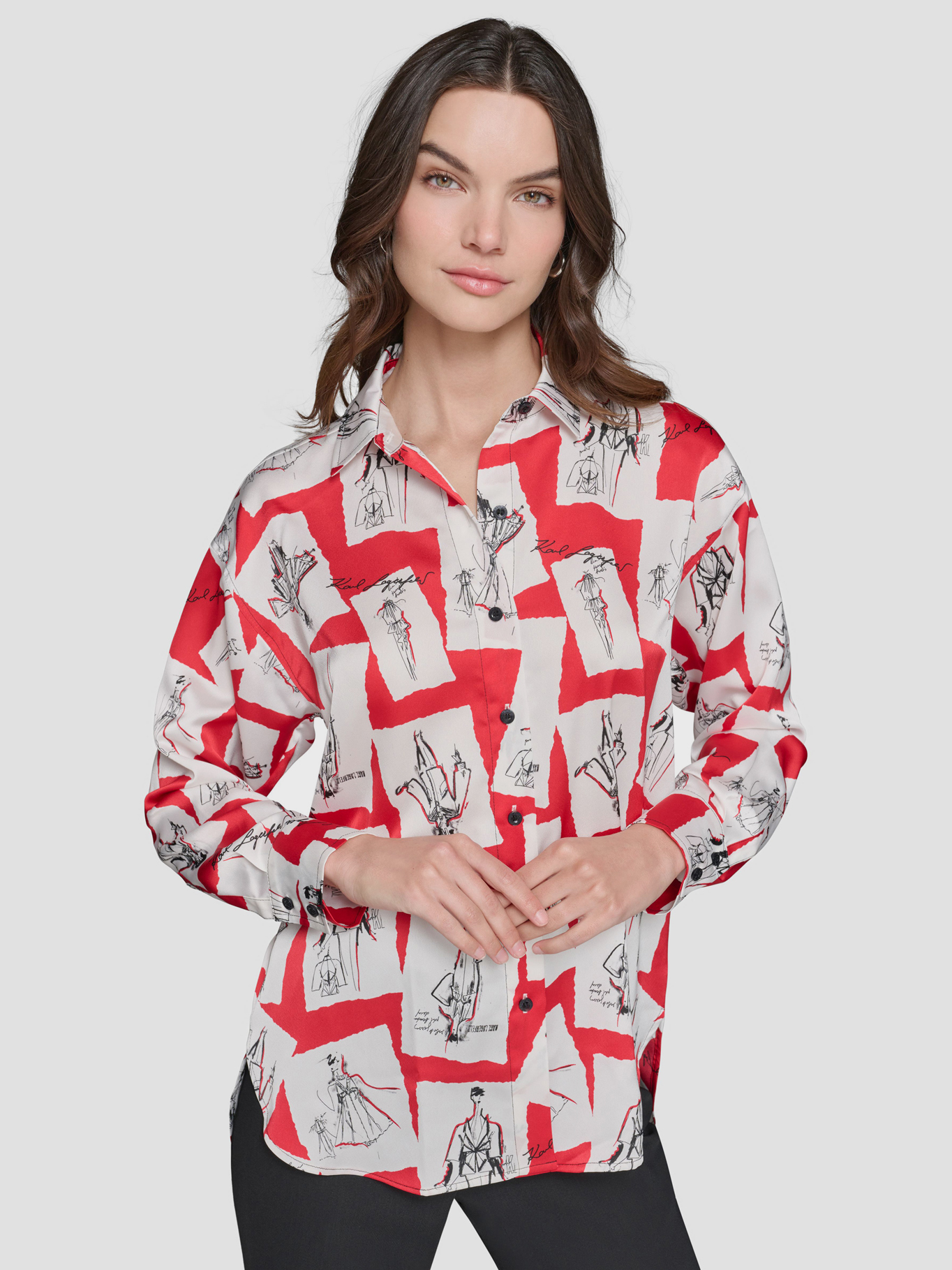CAMISA CON ESTAMPADO - 1
