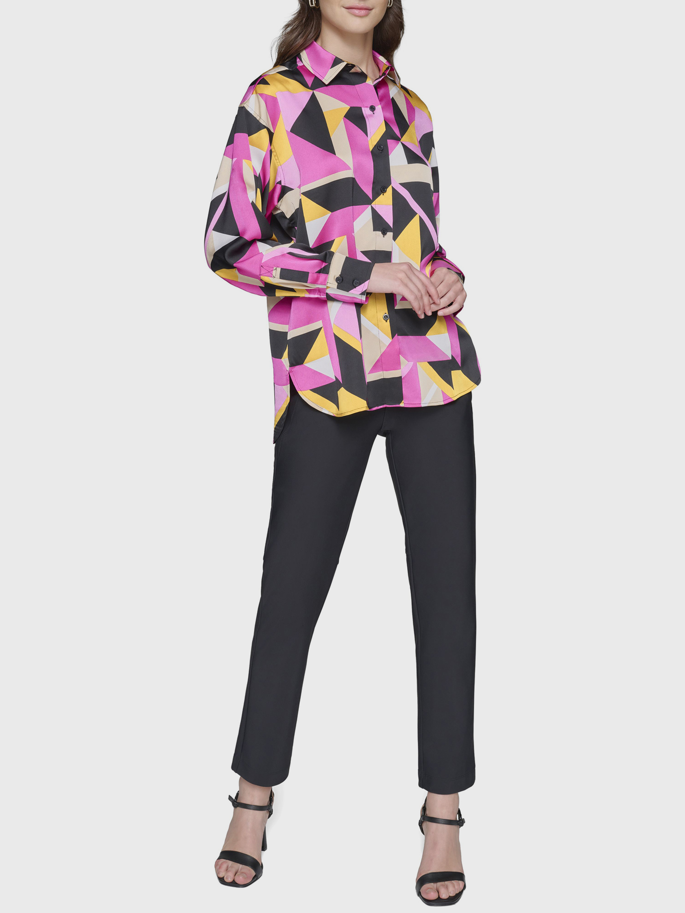 BLUSA CON PRINT GEOME TRICO - 2