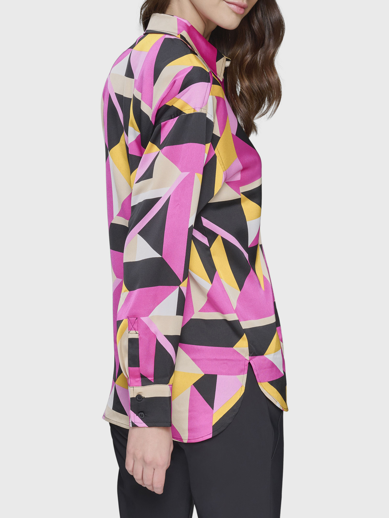 BLUSA CON PRINT GEOME TRICO - 3