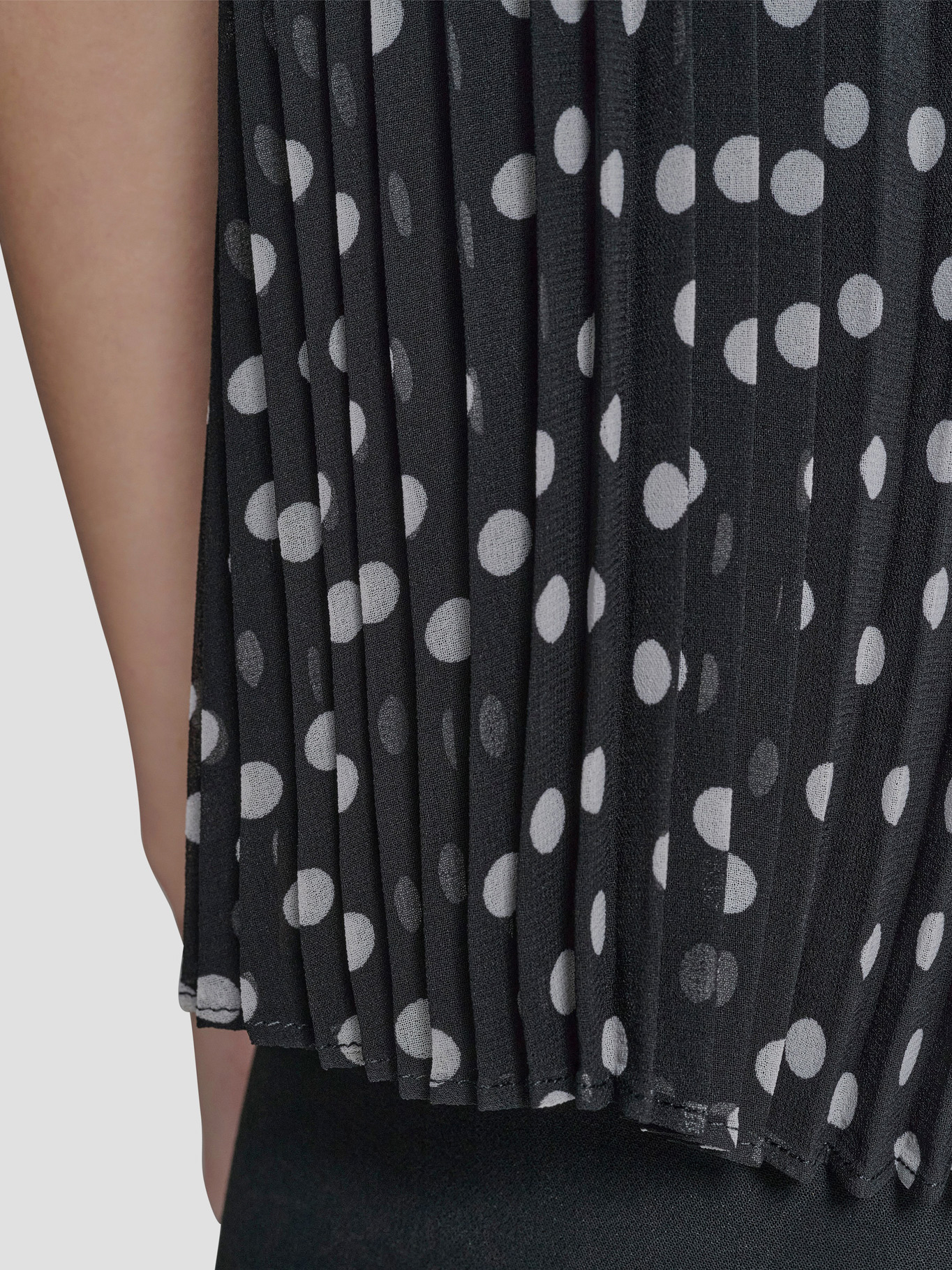 BLUSA CHIFFON CON PLIEGUES - 6