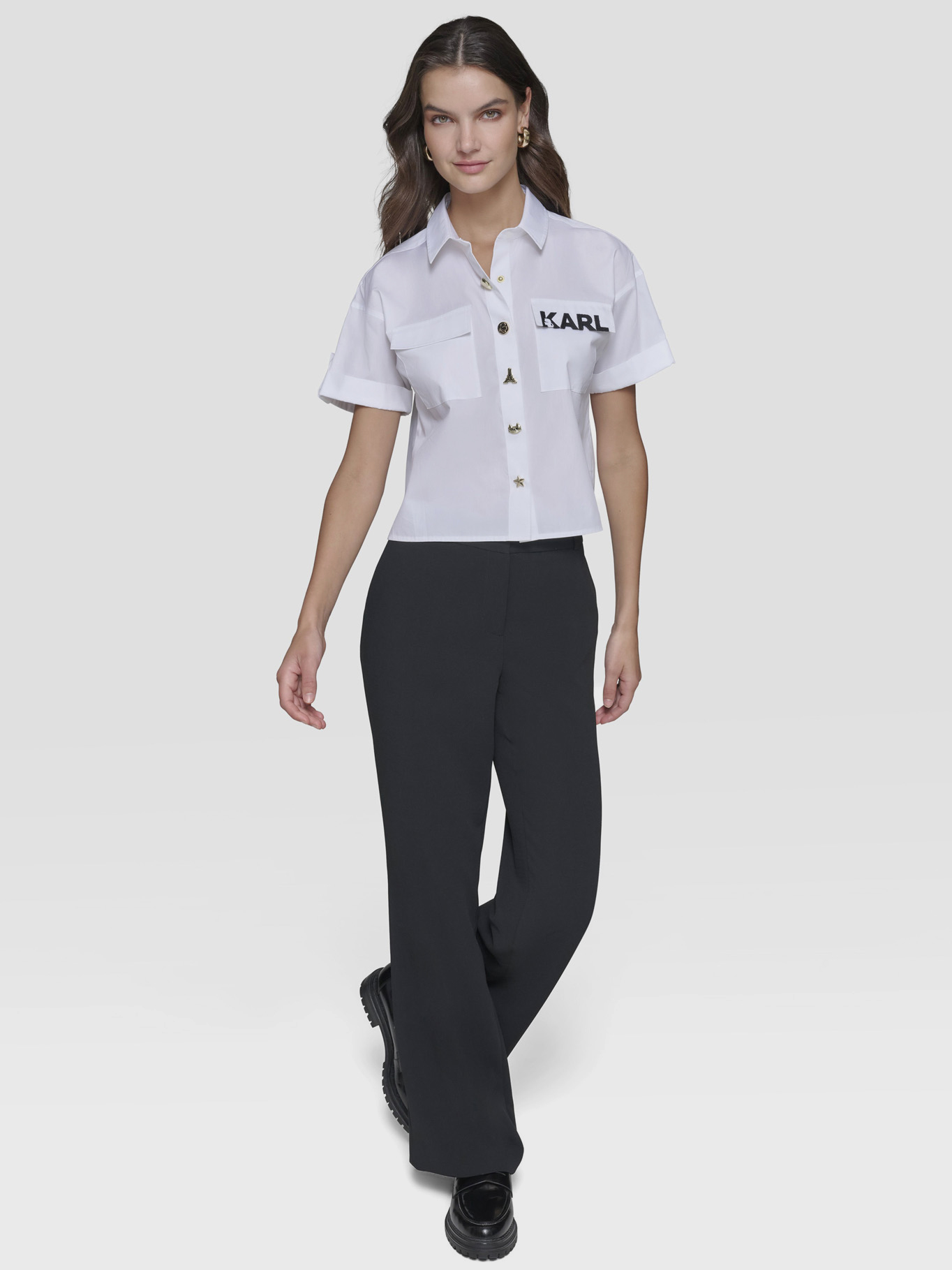 CAMISA POPLIN CON LOGOTIPO - 2