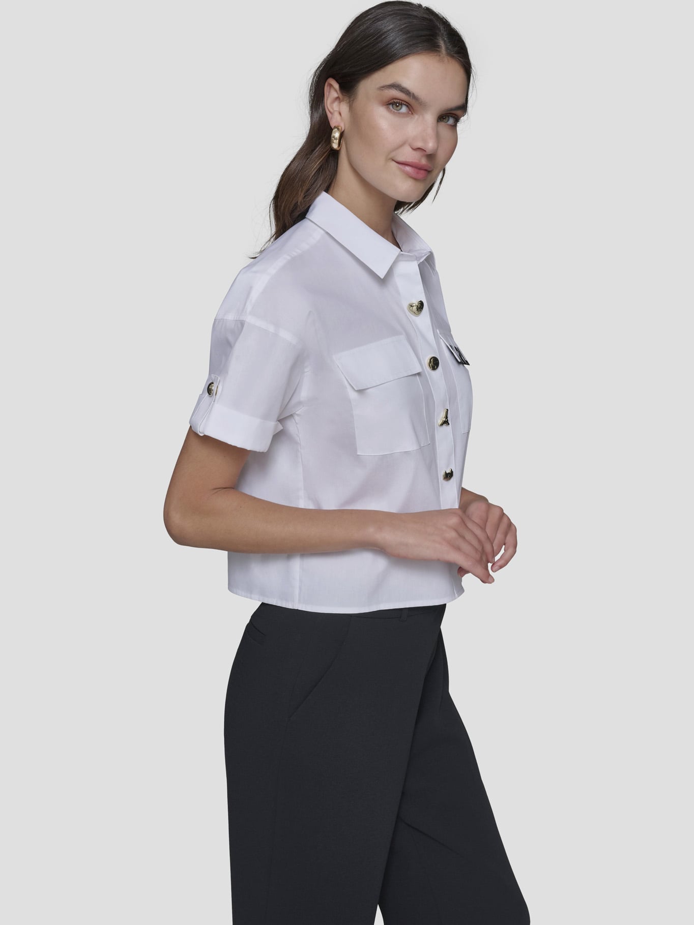 CAMISA POPLIN CON LOGOTIPO - 4