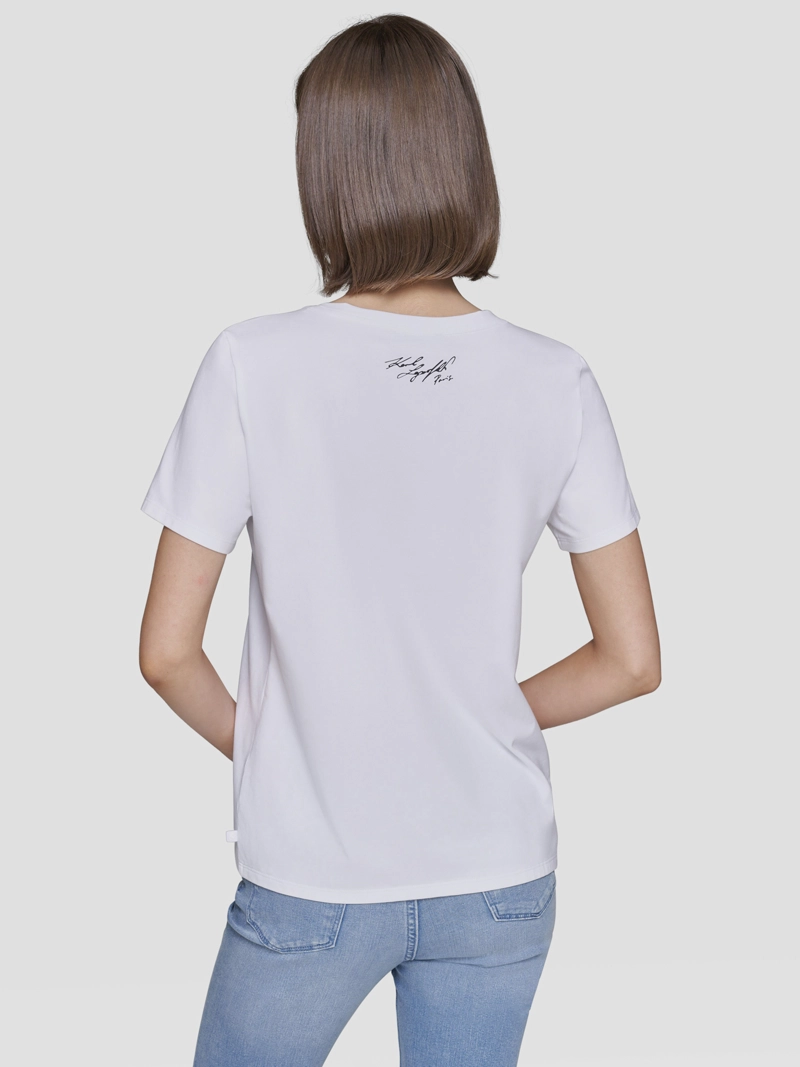 POLERA CON GUION DE KARL AFELPADO - 3