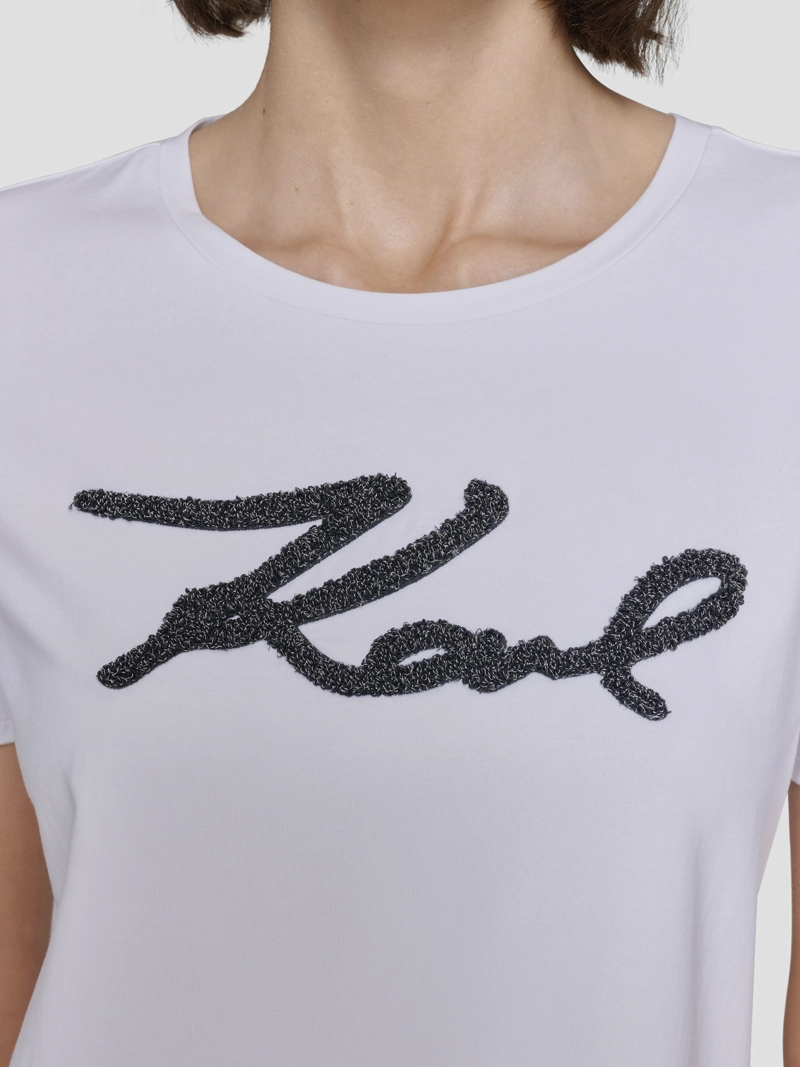 POLERA CON GUION DE KARL AFELPADO - 4