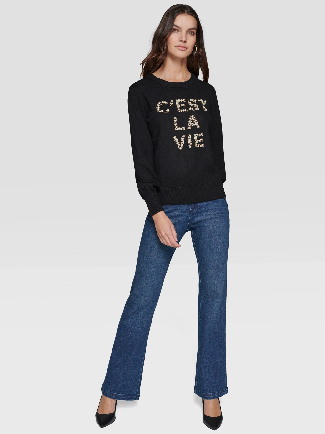 SWEATER CON ADORNO DE PERLAS - 2