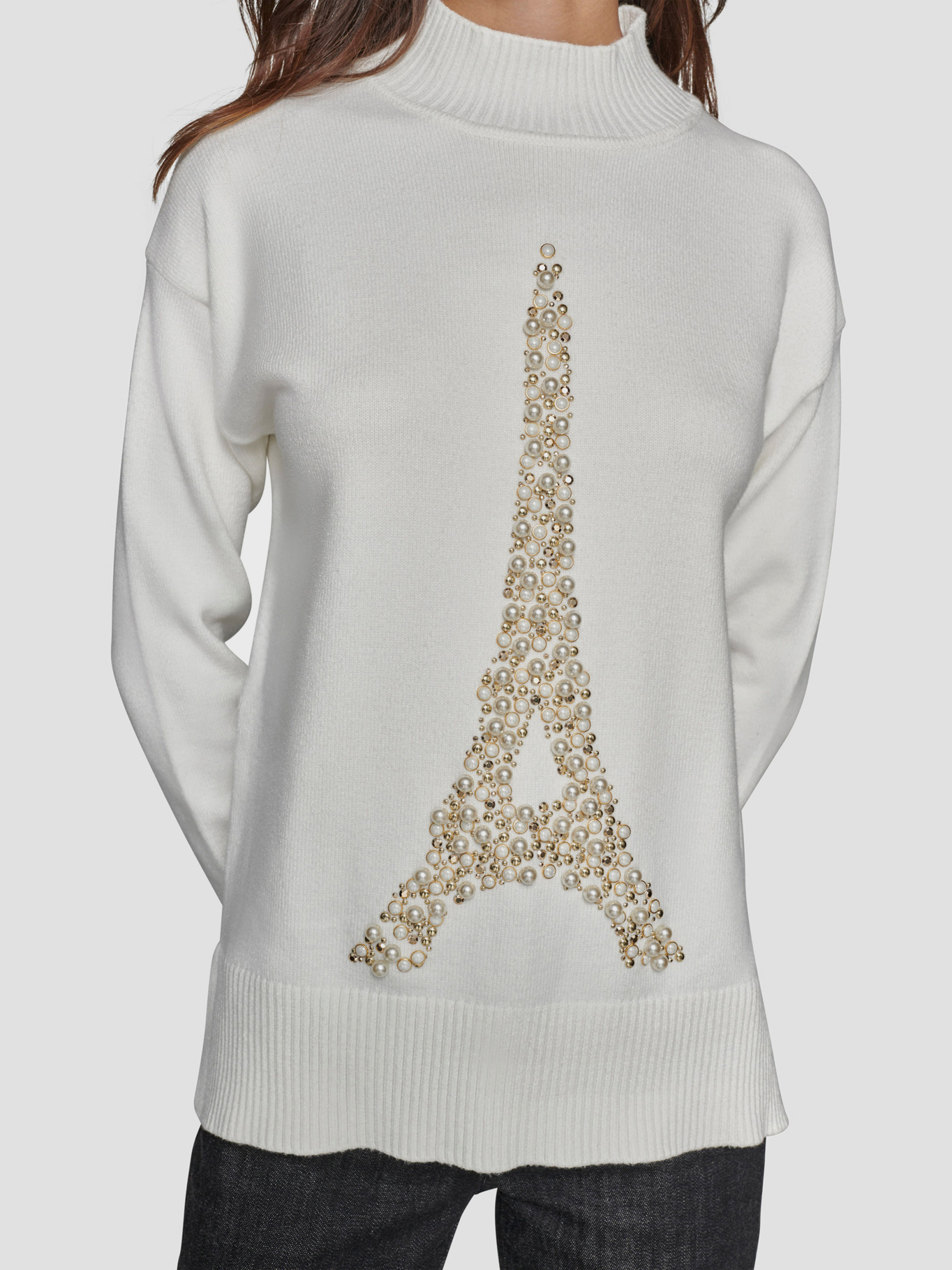 SWEATER CON TORRE EIFFEL A PERLAS - 5