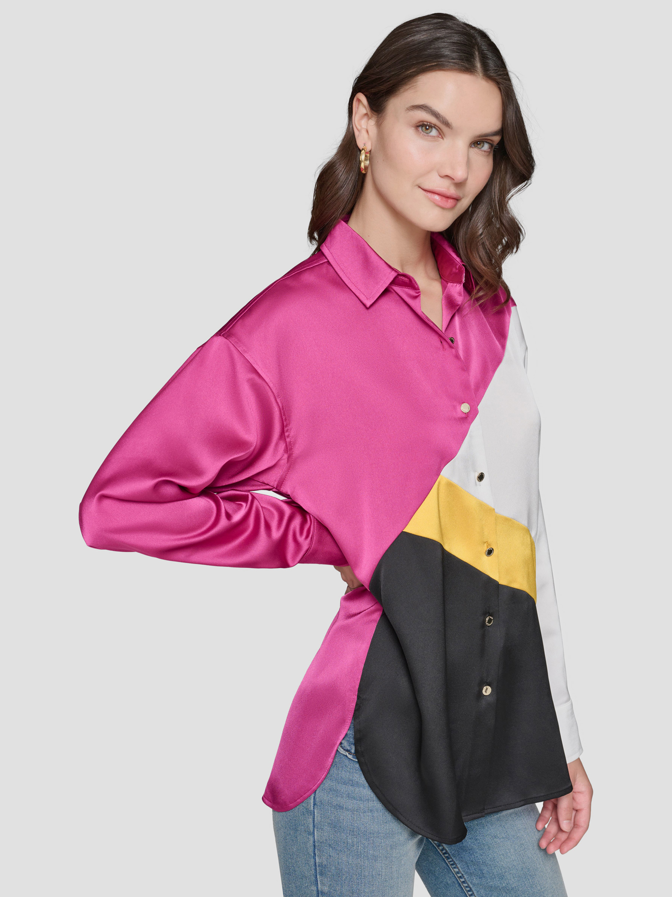 CAMISA CON BLOQUES DE COLORES - 4