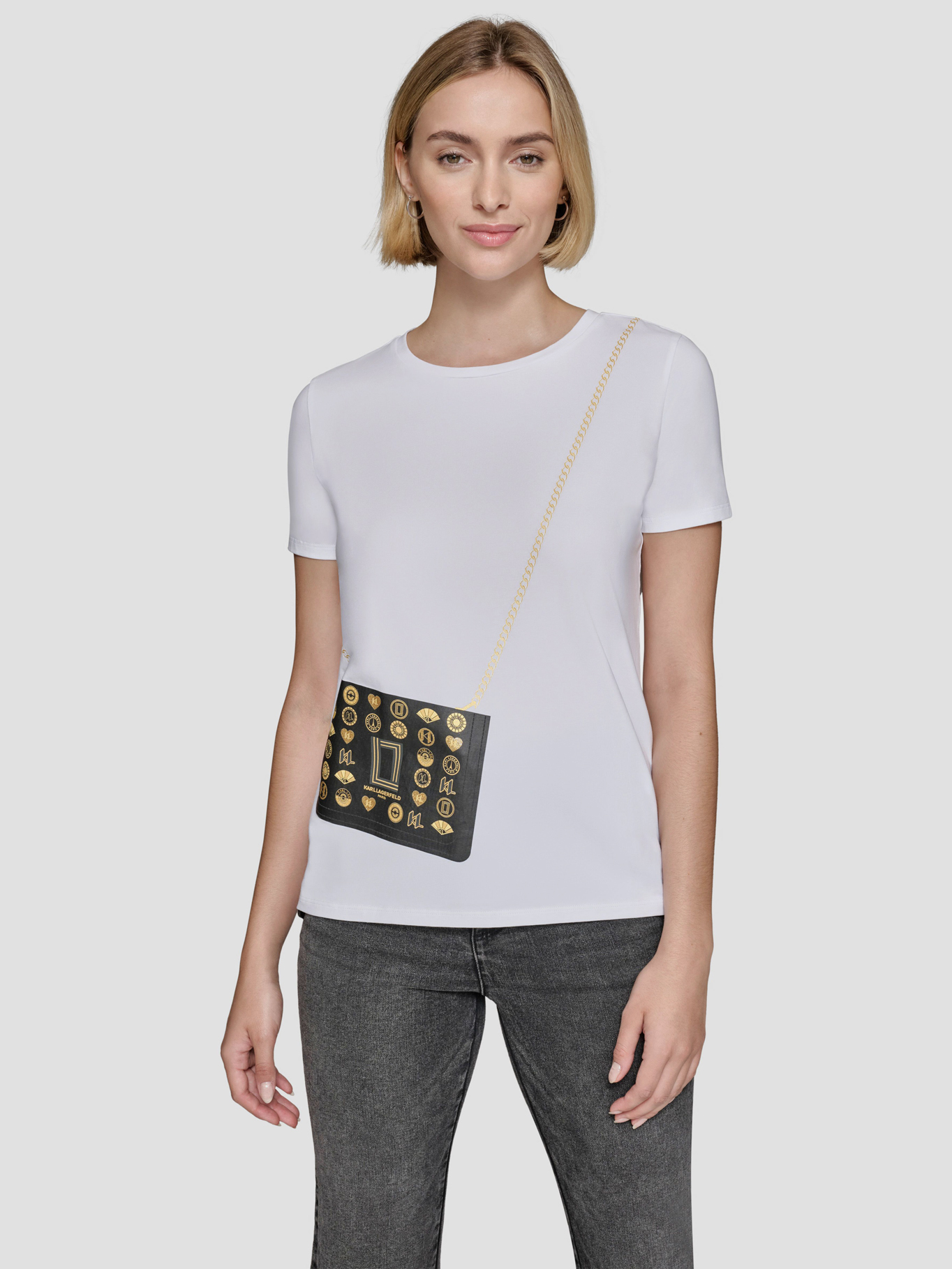 POLERA CON DISEÑO DE CARTERA CRUZADA - 1