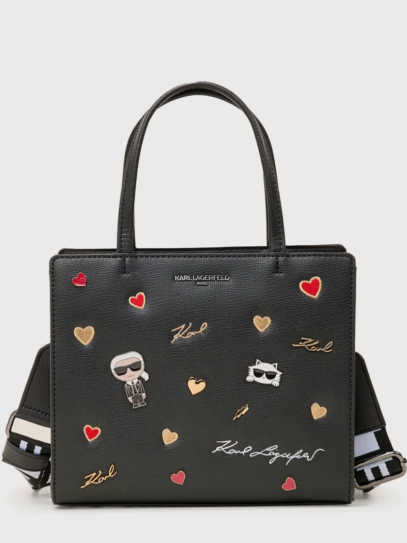 CARTERA SATCHEL CON PINES - MAYBELLE - 1