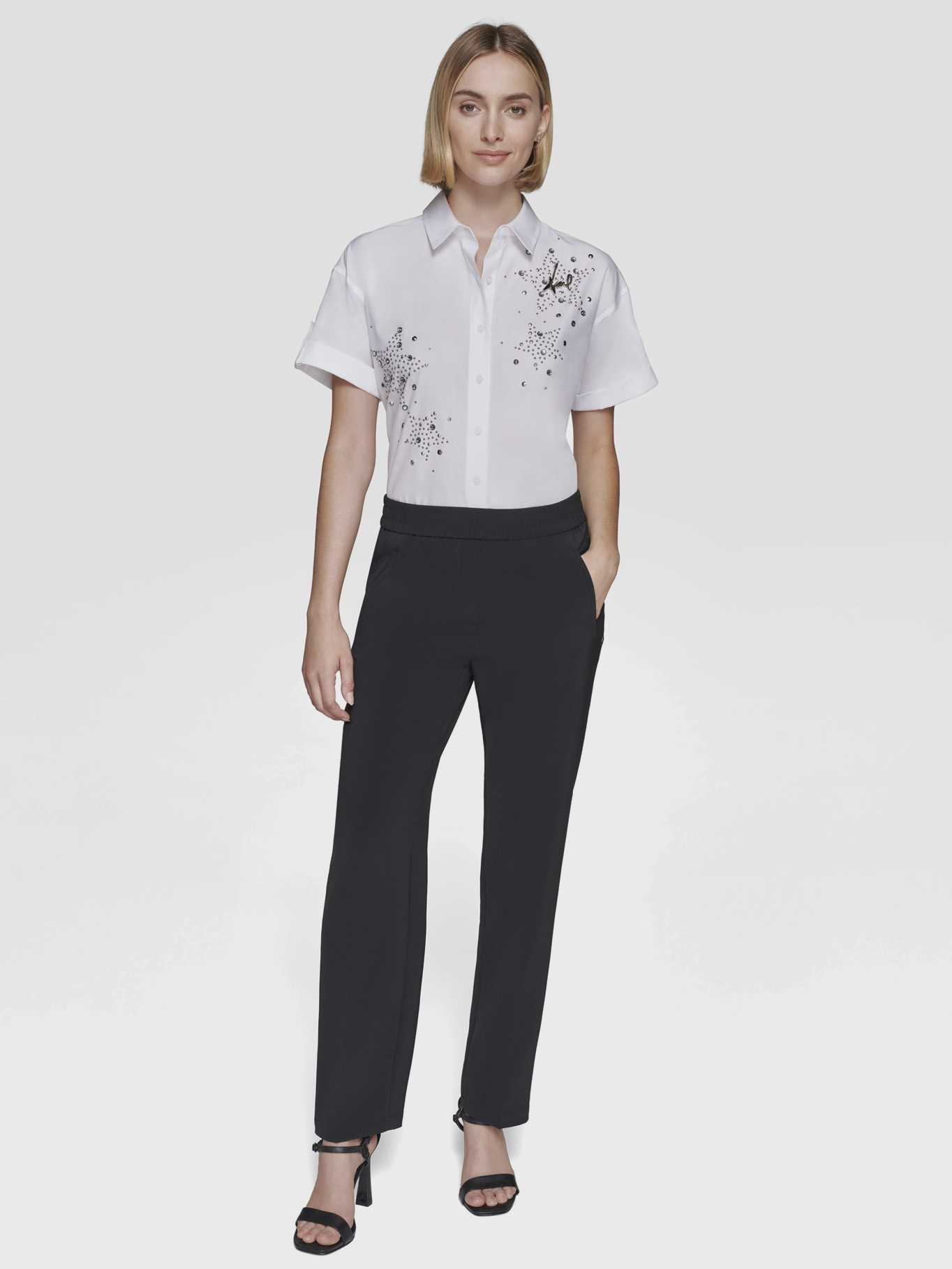 PANTALON CON LOGO TAPE EN LOS LATERALES - 2