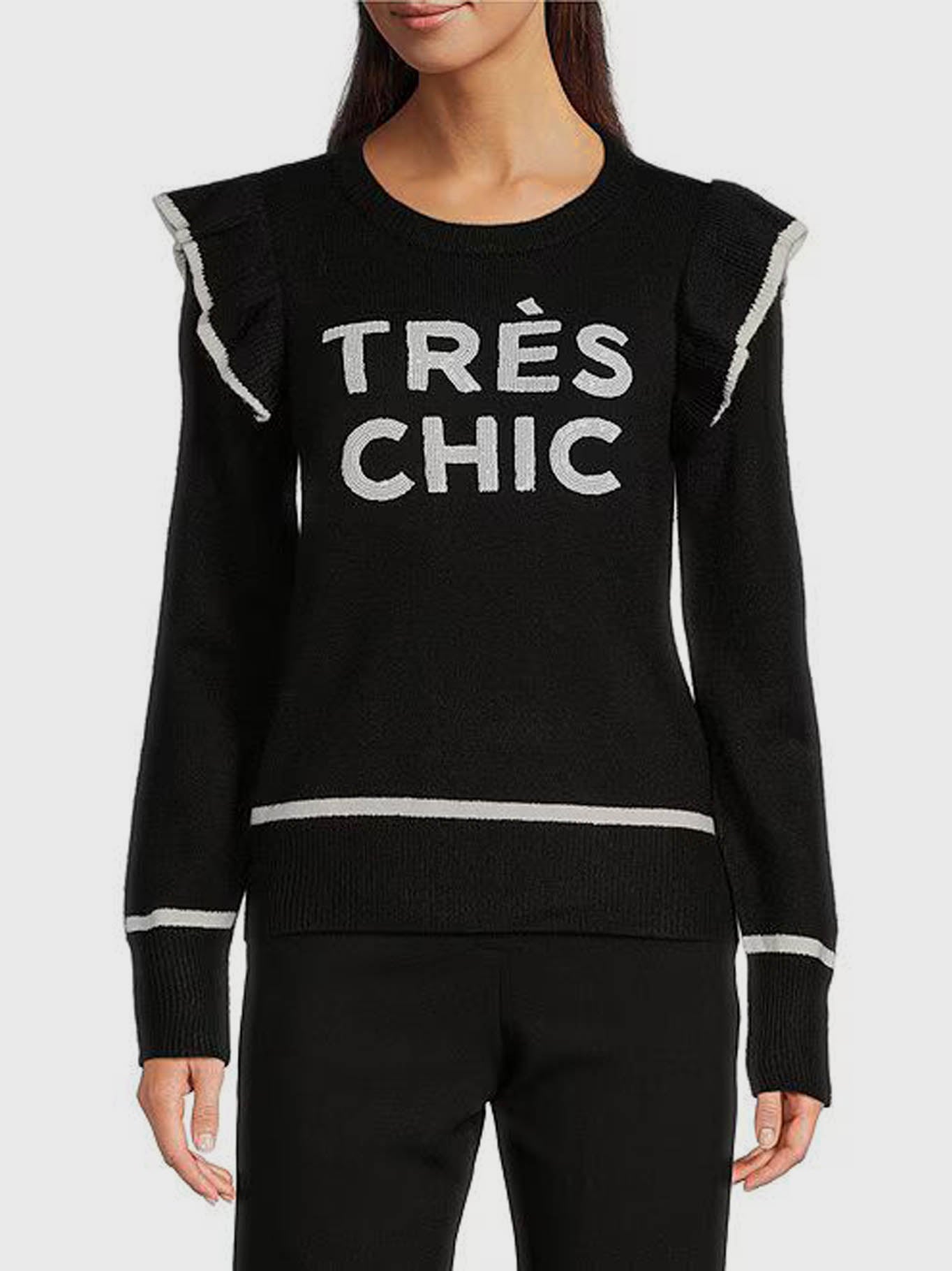 SWEATER TRES CHIC CON VOLANTES - 1