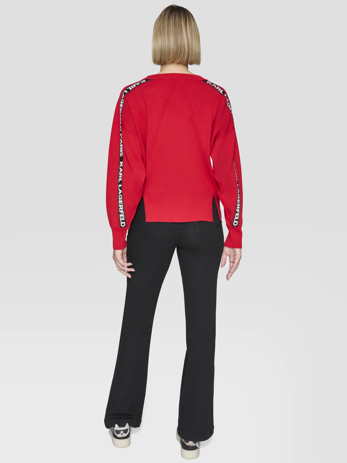 SWEATER PULLOVER CON LOGO EN LAS MANGAS - 4