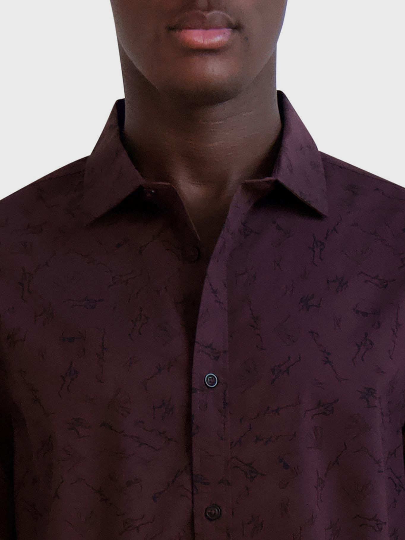 CAMISA CON ESTAMPADO DE FIRMA DE KARL - 5