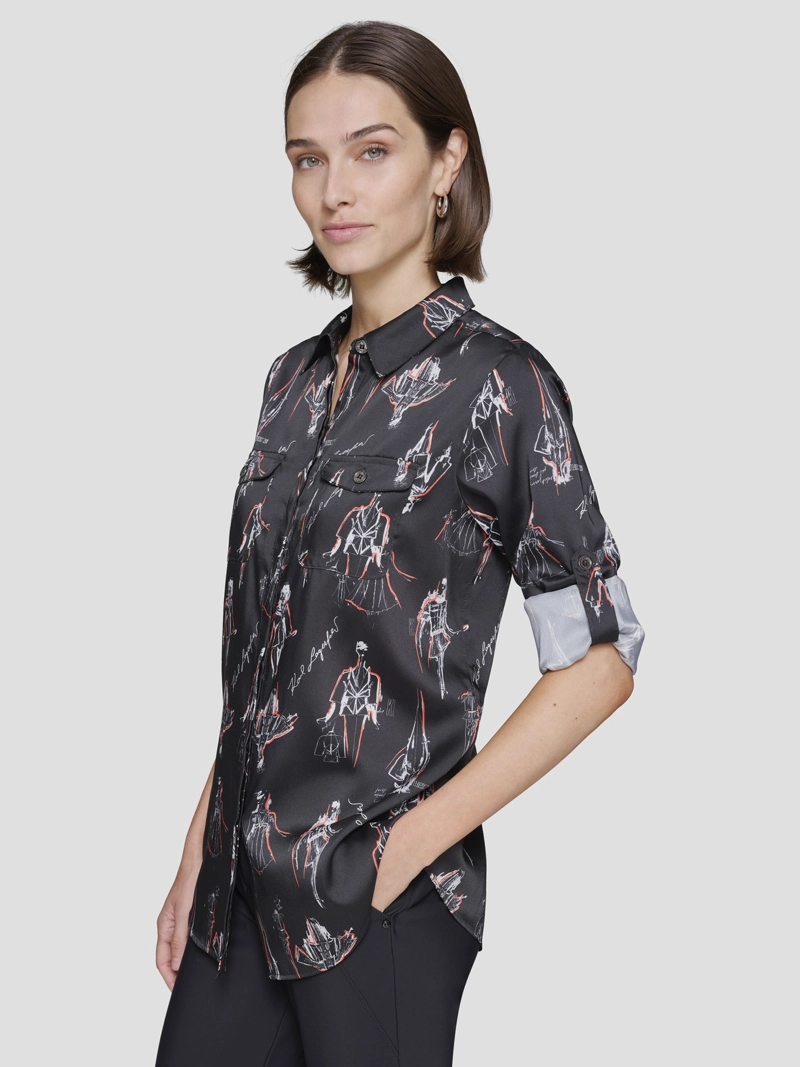 CAMISA ESTAMPADA MANGA LARGA - 4