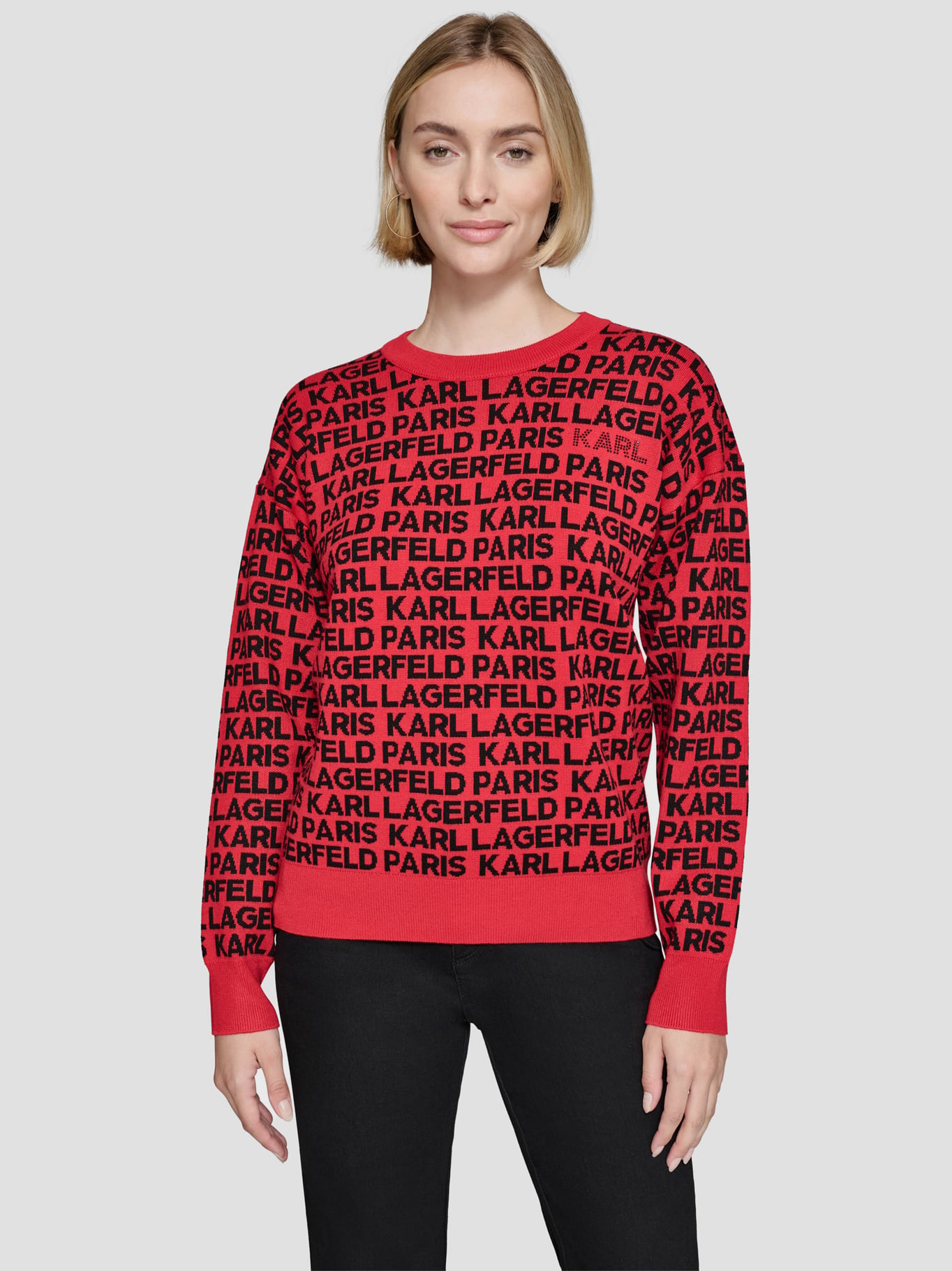 SWEATER CON LOGO ALL OVER - 1