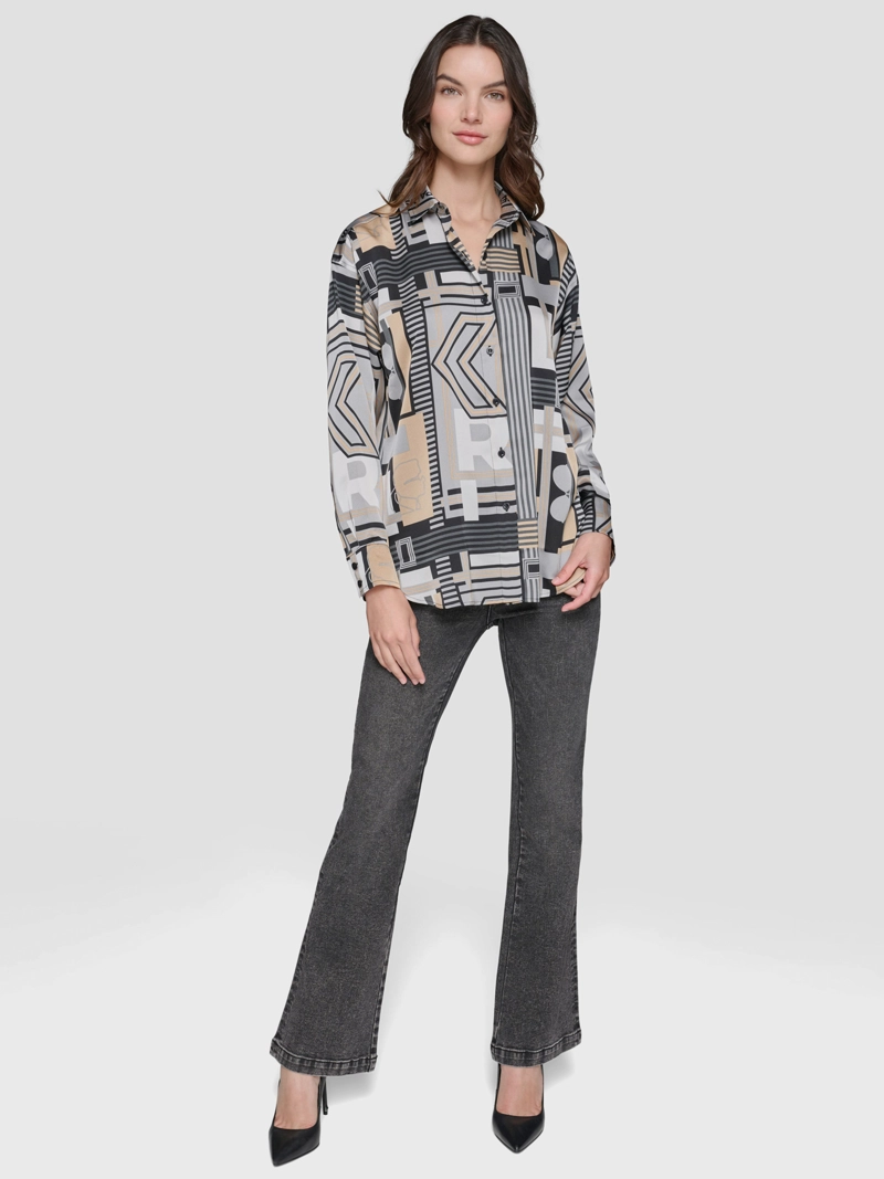 CAMISA CON ESTAMPADO - 1