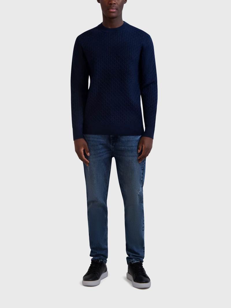SWEATER TEXTURIZADO GEOMETRICO - 2