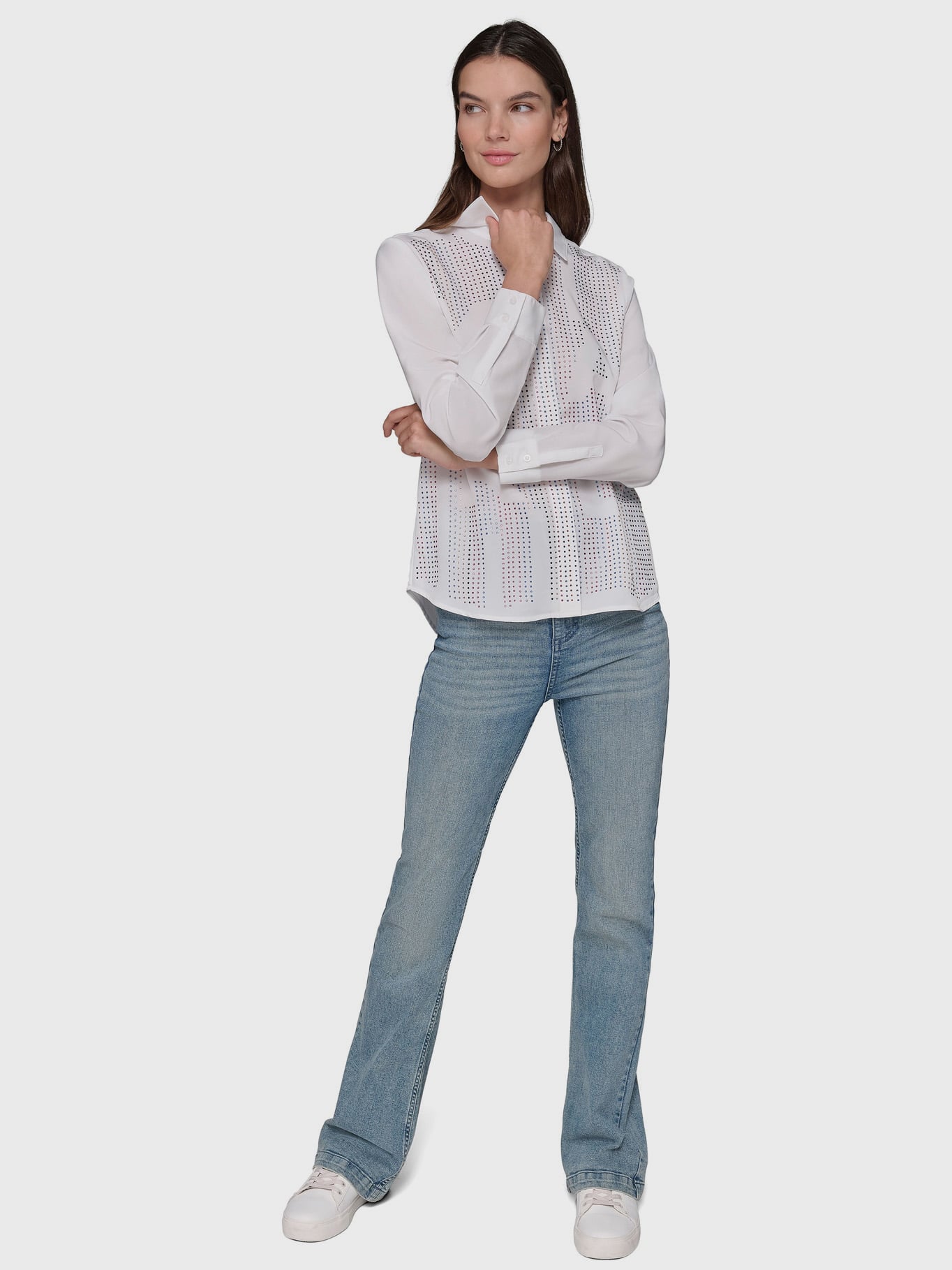 CAMISA SUAVE CON PIEDRAS - 2